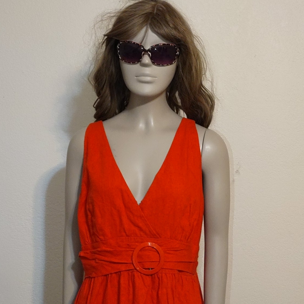 🆕 STUDIO JPR Bright Ruffled Bottom Maxi Dress - Picture 2 of 10